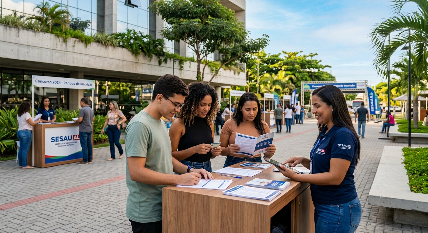 Vagas Oferecidas pelo Concurso Sesau AL